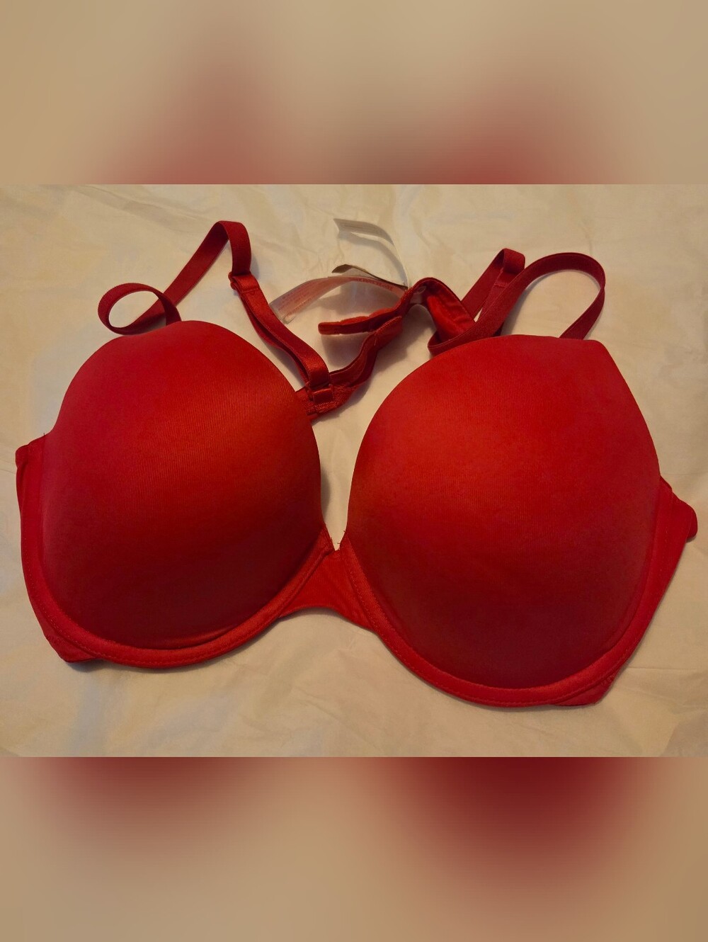 PINK Victoria's Secret Red Molded Push-Up Bra